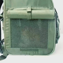 Load and play video in Gallery viewer, Serene Safari Cat Backpack for Large Cats | Collapsible Cat Carrier for Chubby Kitties | MissyMoMo
