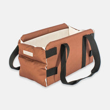 Load image into Gallery viewer, Explorer Cat Car Seat Carrier in Brown | MissyMoMo
