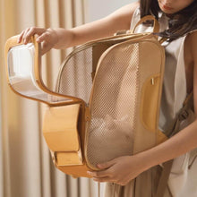 Load image into Gallery viewer, Floof Voyager Top Load Cat Carrier for Travel  | Cat in Clear Cat Backpack | MissyMoMo
