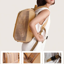 Load image into Gallery viewer, Floof Voyager Cat Traveling Backpack | Cat in Clear Cat Backpack | MissyMoMo
