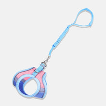 Load image into Gallery viewer, Marshmallow Reflective Cat Harness & Leash Set in Blue and Pink Combo | MissyMoMo