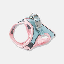 Load image into Gallery viewer, Mochi Cat Harness &amp; Leash Set in Pink and Sky Blue | MissyMoMo
