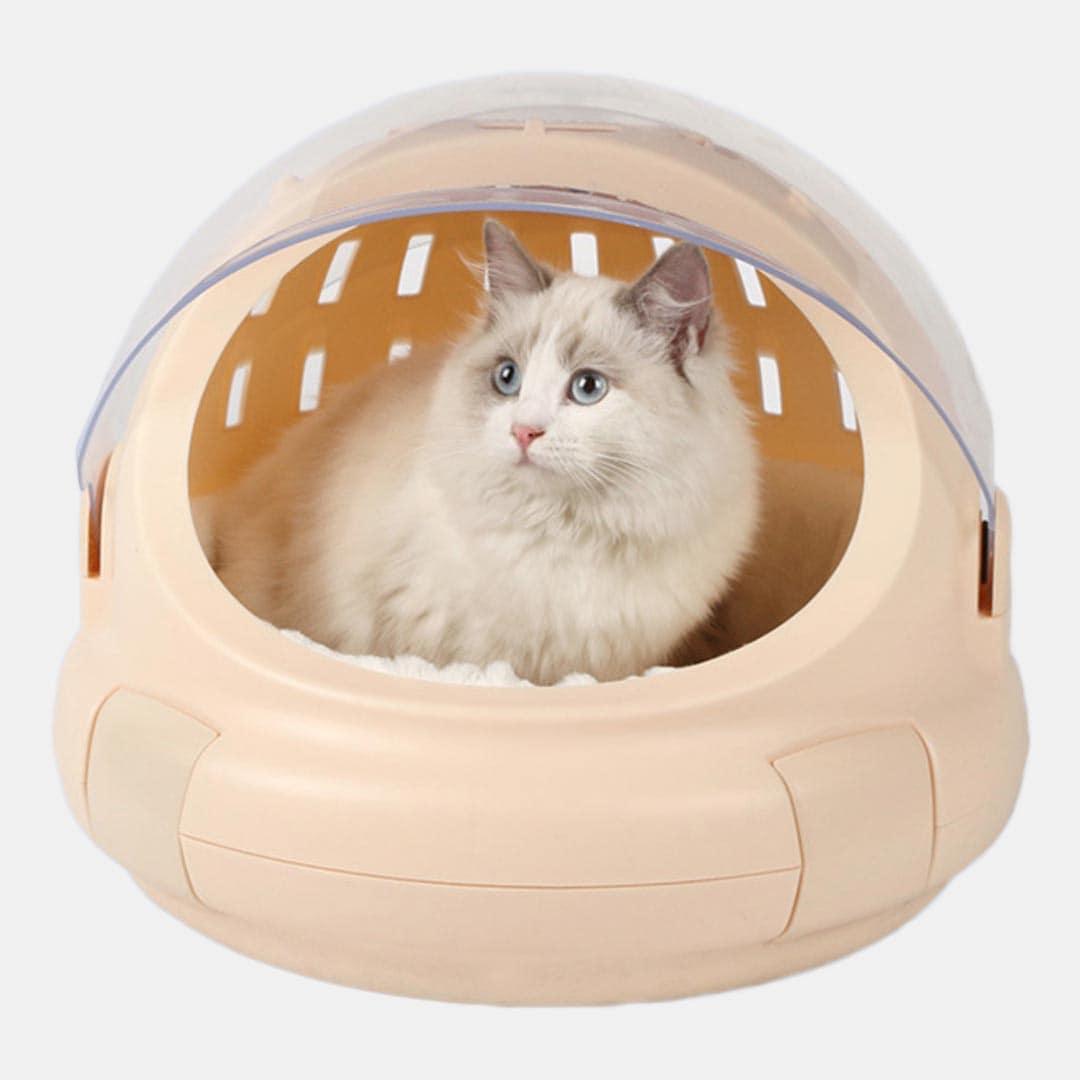 PSM Spaceship Cat Carrier | Hard Cat Travel Carrier | MissyMoMo